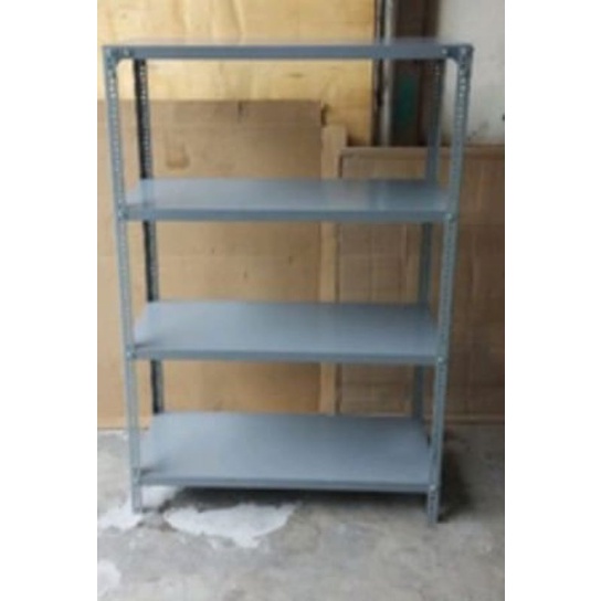 Rak Besi Siku Lubang 4 Susun UK L40cmxP100cmx150
