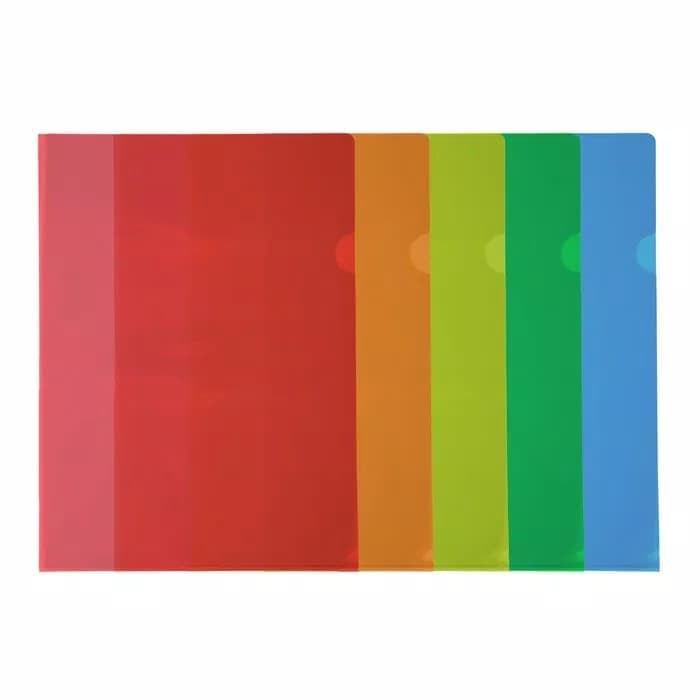 

clear sleeve/ Map L folio F4 warna folder one