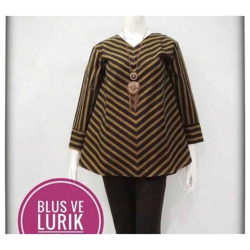BLUS TENUN LURIK BISA REQUES UKURAN