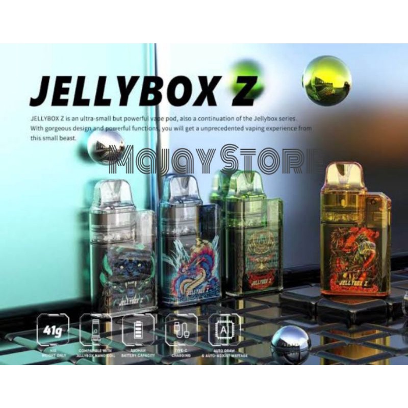 Terbaru (COD) (COD) elektronik kecil lainnya JELLY- BOX- Z 15W AUTHENTIC FUL-SET/lengkap My one jaya