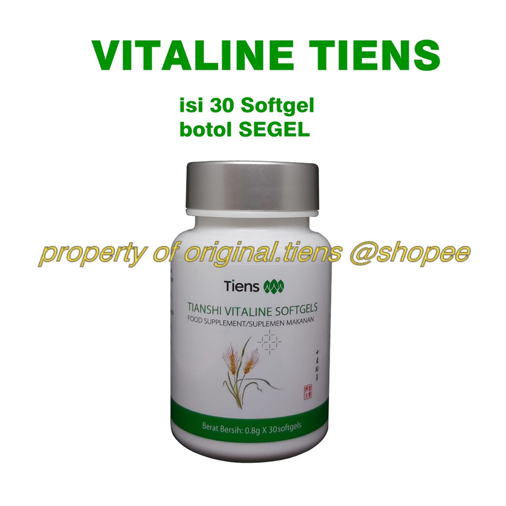 (COD) VITALINE SOFTGEL TIENS ASLI ORI SEGEL