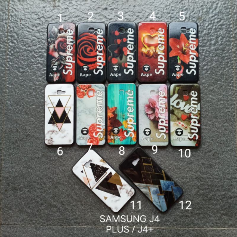 Case gambar Samsung J4+ J4 PLUS . J4 PRIME motif cewek soft softcase softshell silikon cover casing kesing housing