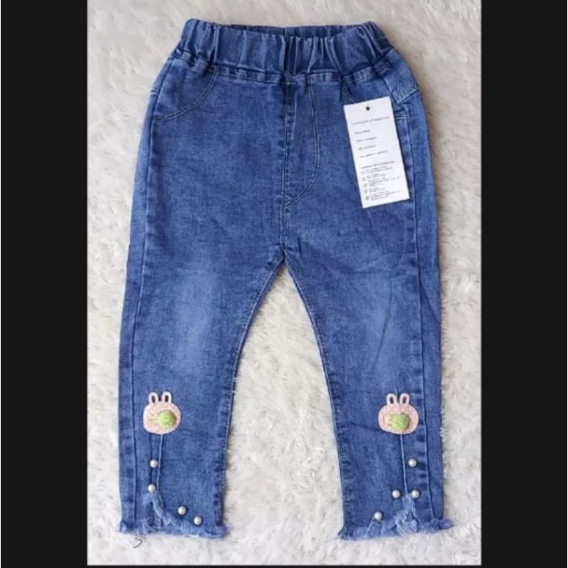 JEANS IMPORT ANAK PEREMPUAN MODEL MUTIARA/ CELANA LEVIS IMPORT ANAK CEWEK MODEL RAWIS/ CUTBRAY