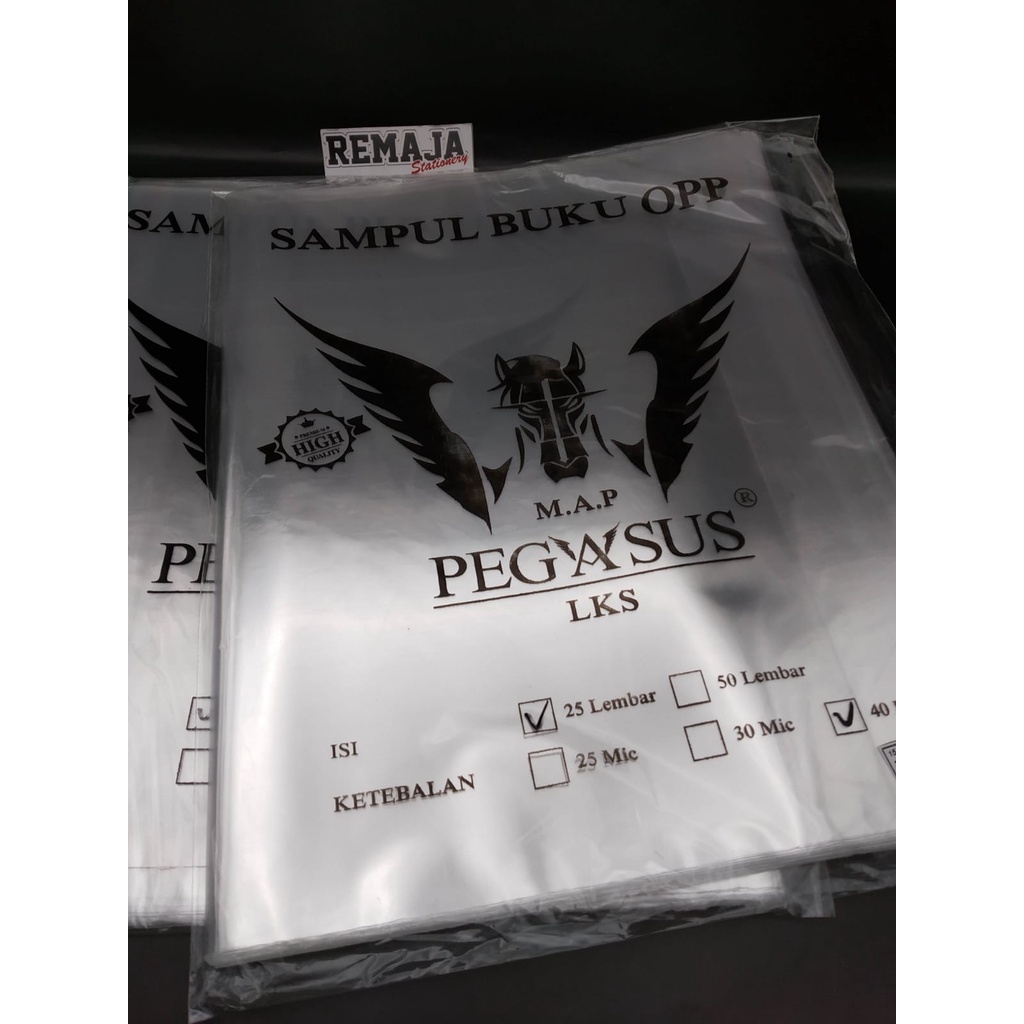 

Sampul Plastik OPP tebal Ukuran LKS isi 10 Lembar & 25 Lembar