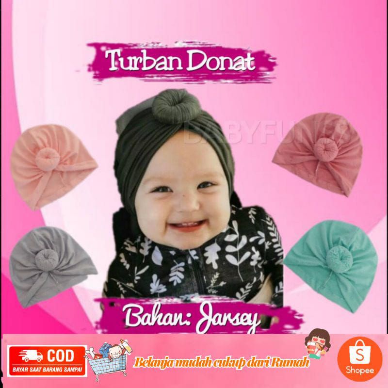 [rumahbayipdg] Turban donat bayi