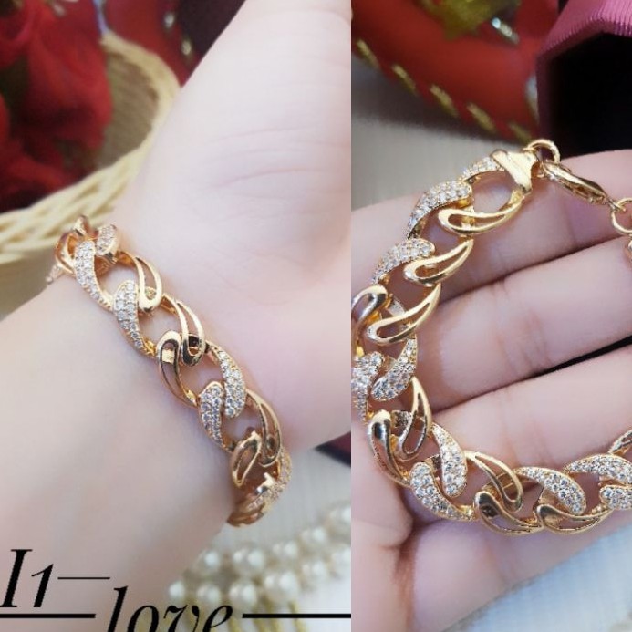 Xuping Perhiasan Gelang Tangan Wanita 337F