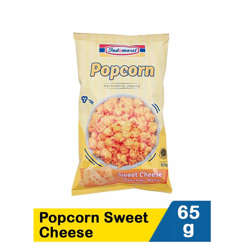 [PROMO] Pop Corn Indomaret 75G Caramel / Pop Corn Indomaret Keju 65G popcorn indomaret sweet cheese 65 Gram popcorn caramel 75 gram pop con indomaret