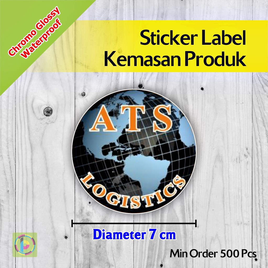 

Cetak Stiker Label Kemasan Produk | Glossy | Diameter 7 cm