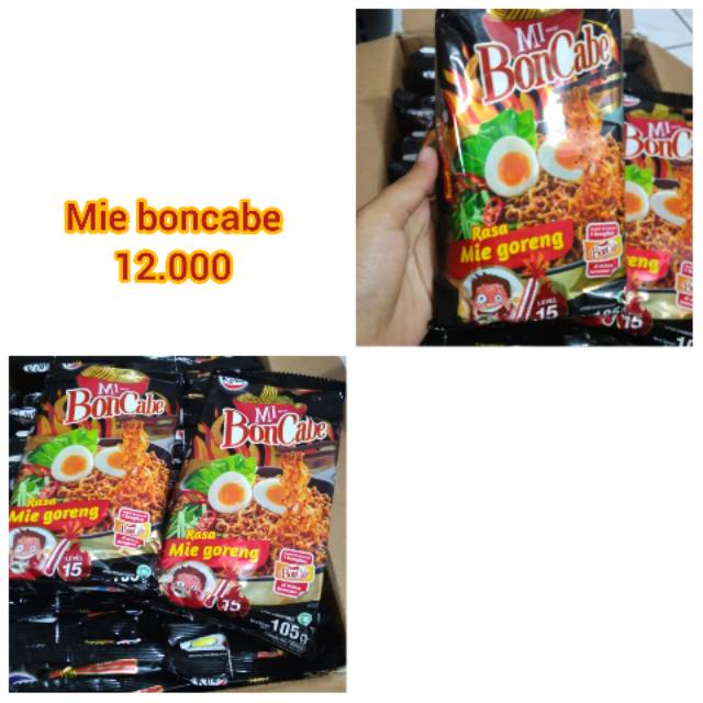 

Mie boncabe