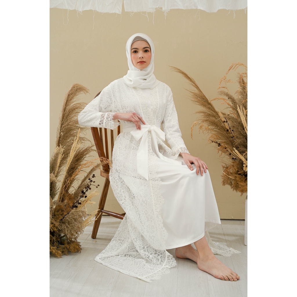 Whitney Robe -KIMONO PENGANTIN BROKAT PANJANG WEDDING ROBE KIMONO BRIDE