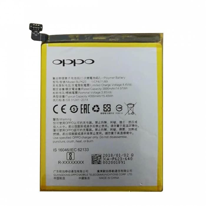 Battery Batre Baterai Oppo F3 plus BLP623