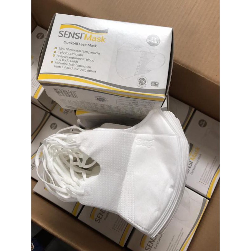 sensi duckbill / masker duckbill / masker sensi duckbill / masker sensi duckbil isi 50
