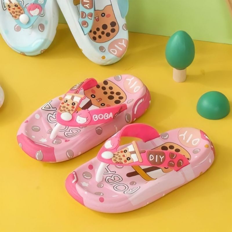 Sandal boba anak perempuan Sendal anak perempuan import