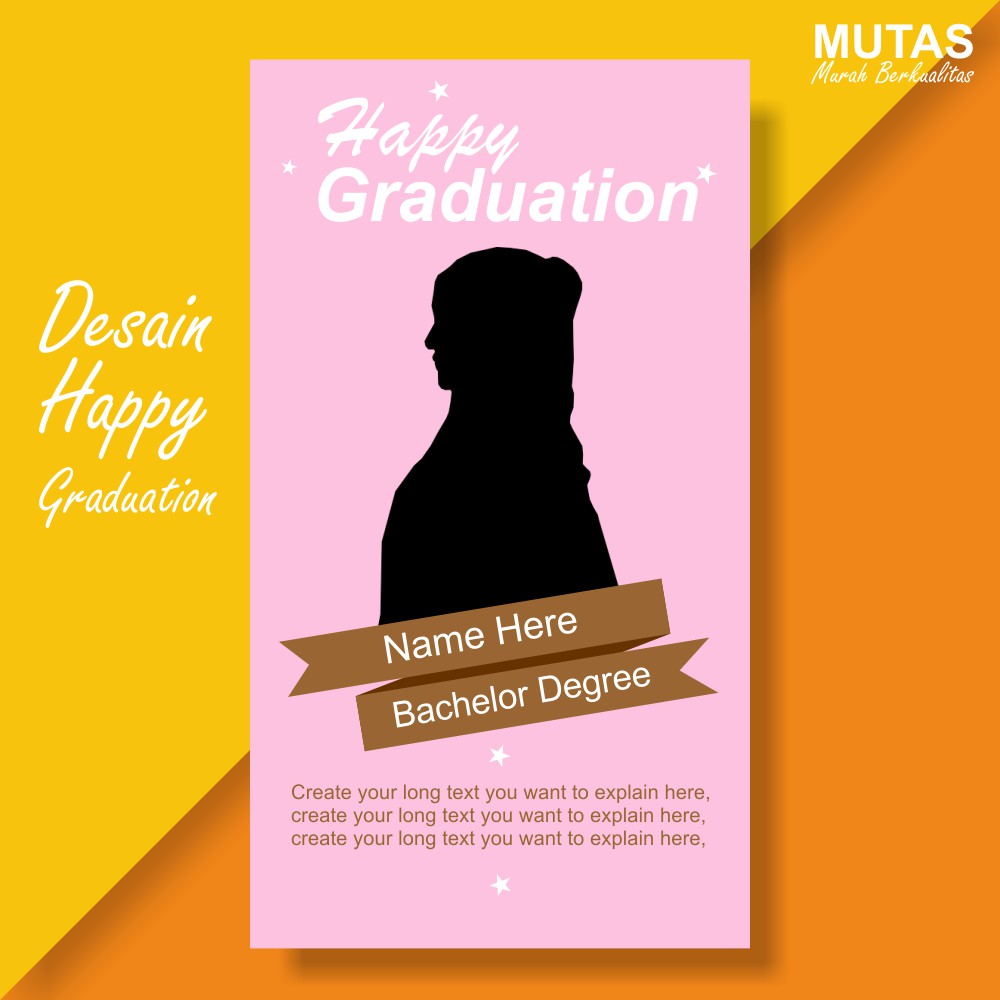 Jual Desain Ucapan Wisuda (Design Olnly) | Shopee Indonesia