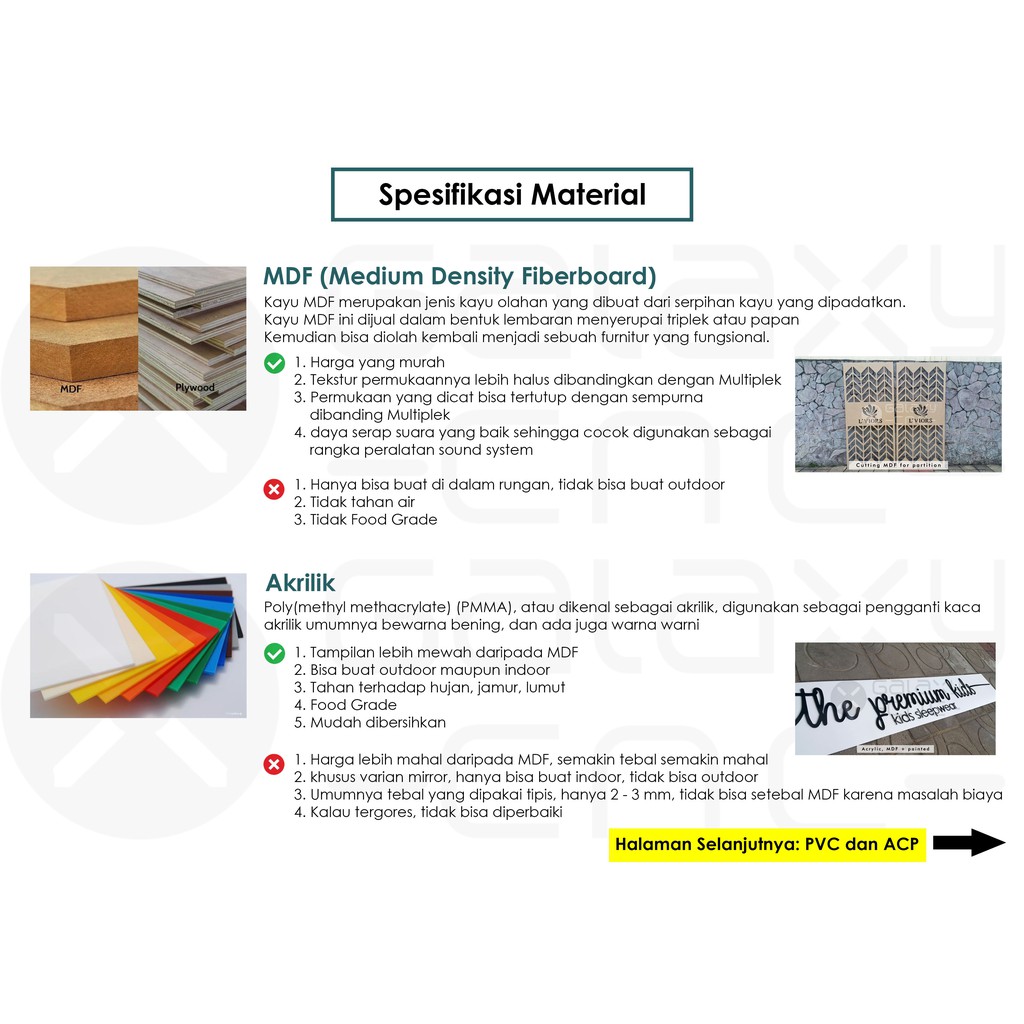 Katalog - Spesifikasi Material