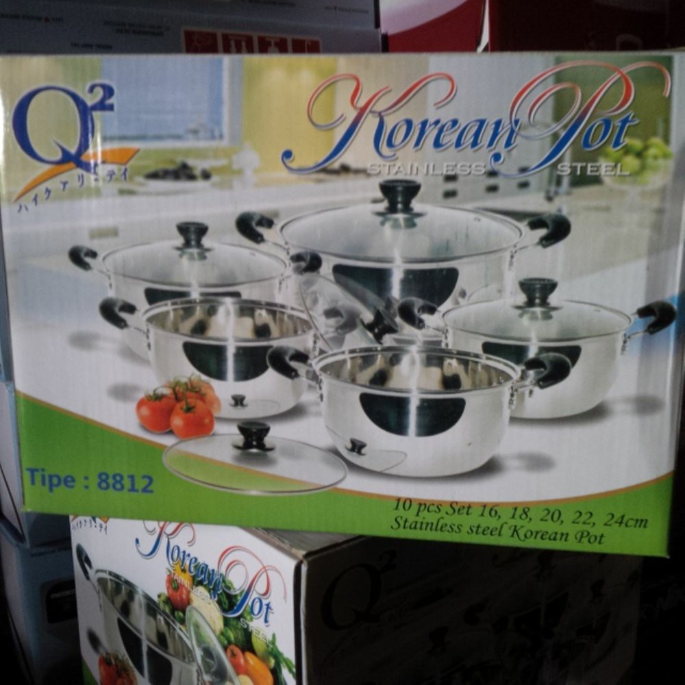 Q2 Panci Set Korean Pot Q2-8812 5 pcs