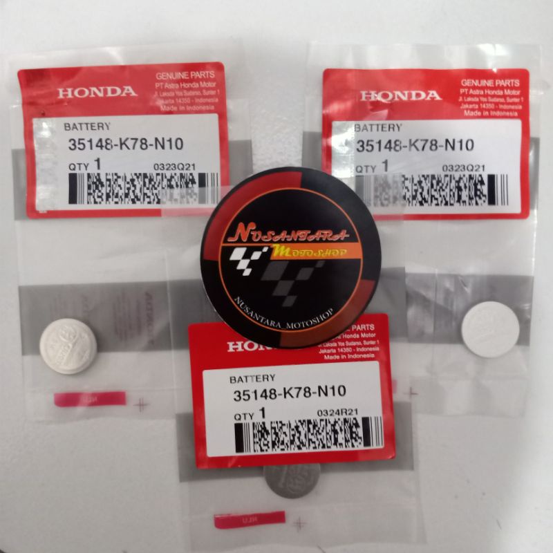 BATERAI REMOTE PCX 150 ADV VARIO SCOOPY ORIGINAL