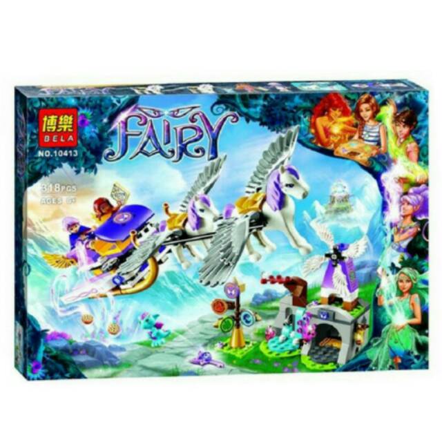 LEGO BELA 10413 FAIRY AIRA PEGASUS SLEIGH