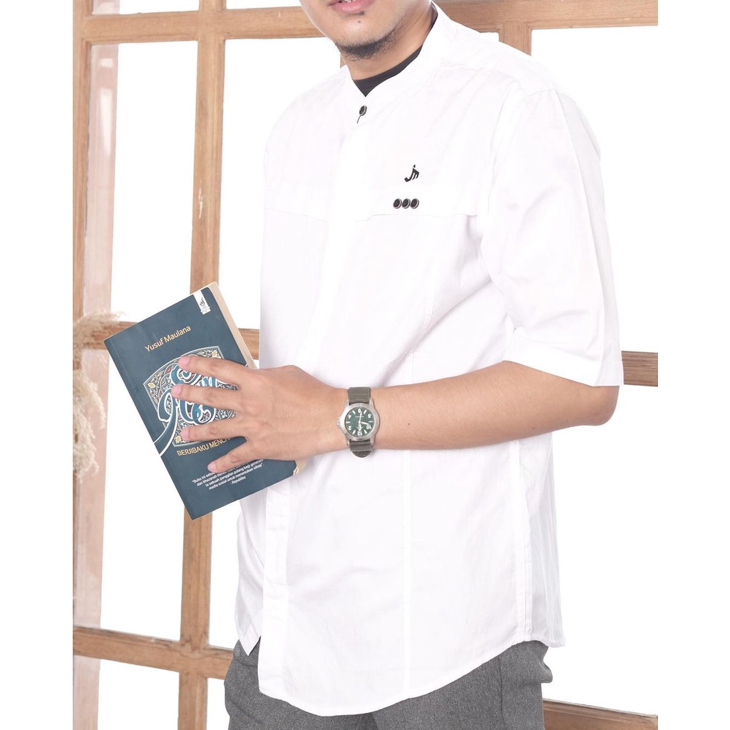 Kurta UAS Kurta JM88  Kemeja Kurta Baju Lebaran Pakaian Muslim Exclusive Premium