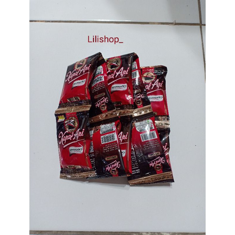 

Kopi kapal api mini 6, 5 gr 1 renceng isi 10 sachet