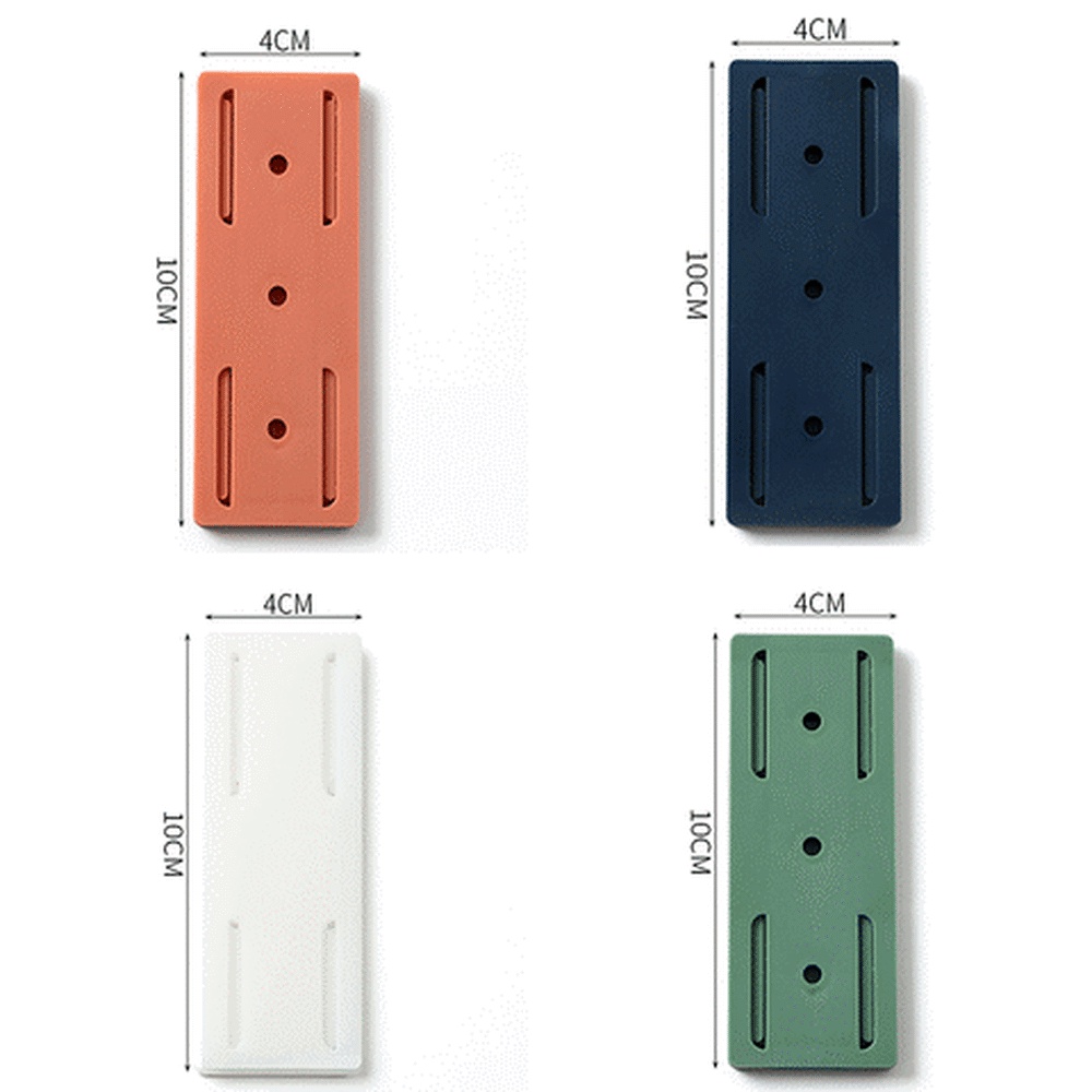 Self Adhesive Wall-mounted Power Strip Holder/Punch Free Socket Panel Plug Fixer for Power Strip Holder Organizer