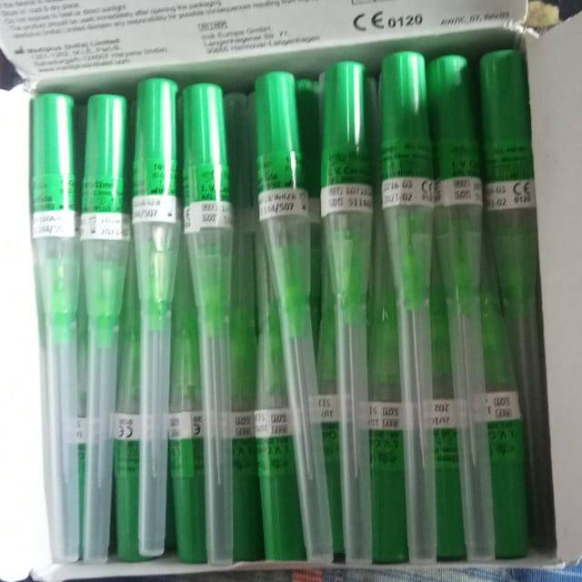 Jarum tindik sekali pakai ukuran 18G