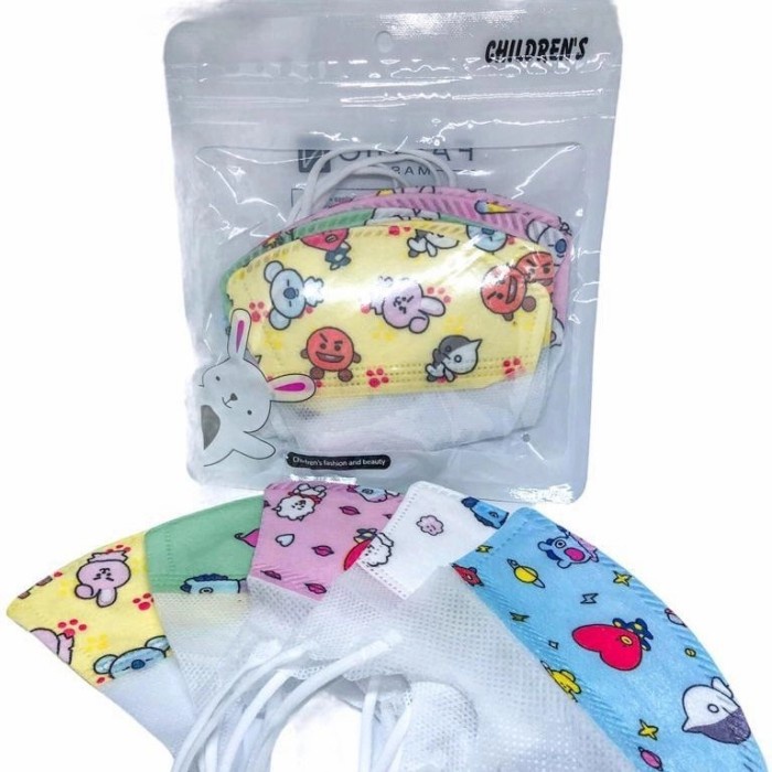 MASKER DUCKBIL ANAK 3PLY EARLOOP MASKER DUCKBIL ANAK MOTIF MURAH MASKER ANAK MOTIF DUCKBIL ANAK MURAH