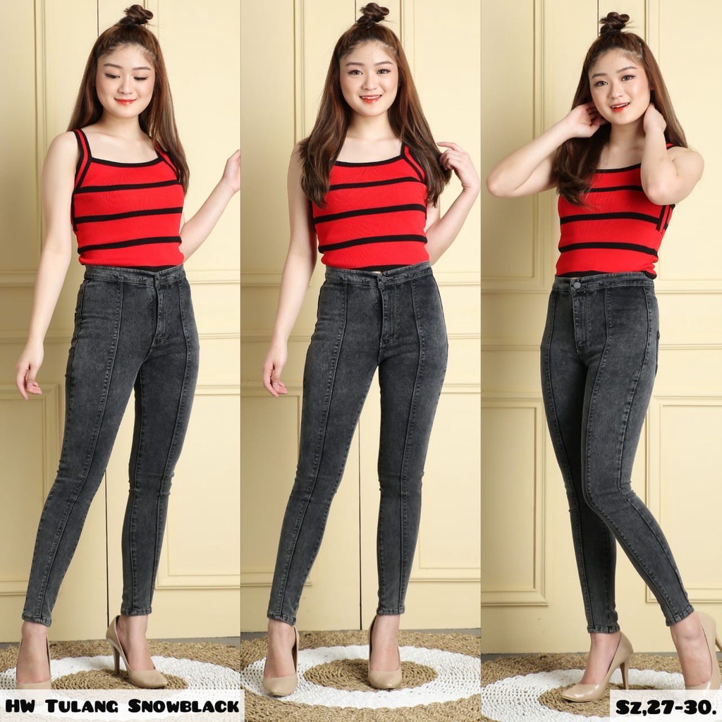 HW JEANS TULANG - CELANA JEANS TULANG