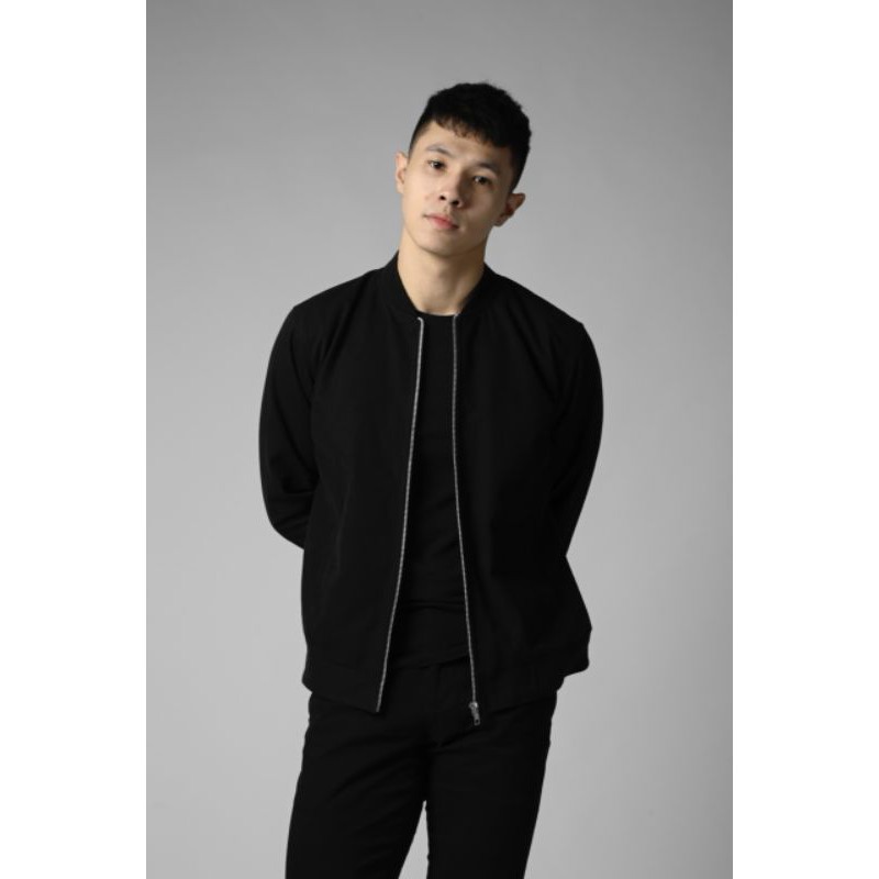 Baby canvas bomber by male