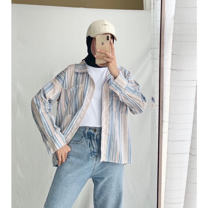 ALMON STRIPE SHIRT C3