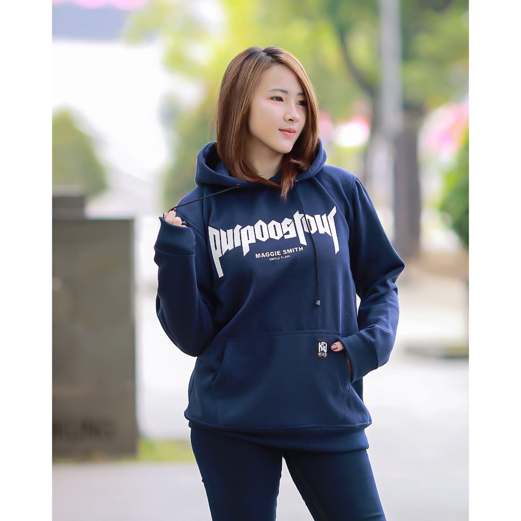 Sweater Hoodie Purpoostour Sporty Unisex