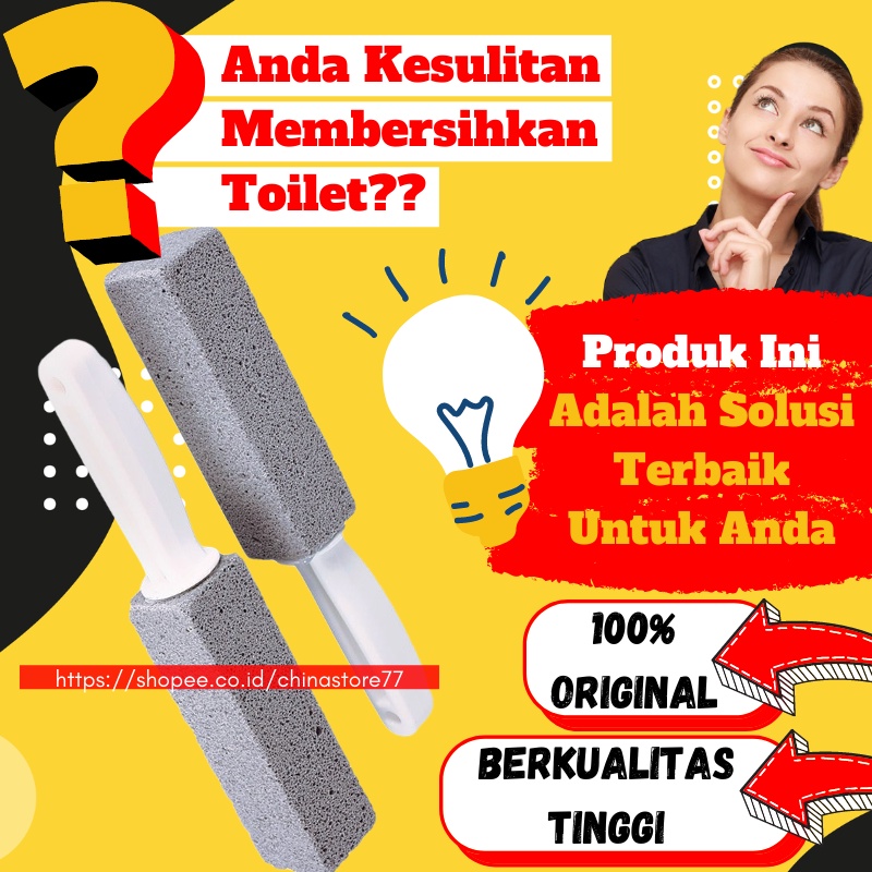 Pembersih WC Toilet Penghilang Kerak Membandel Ring X Pumice  As Seen On Tv Menghilangkan CHS-0838