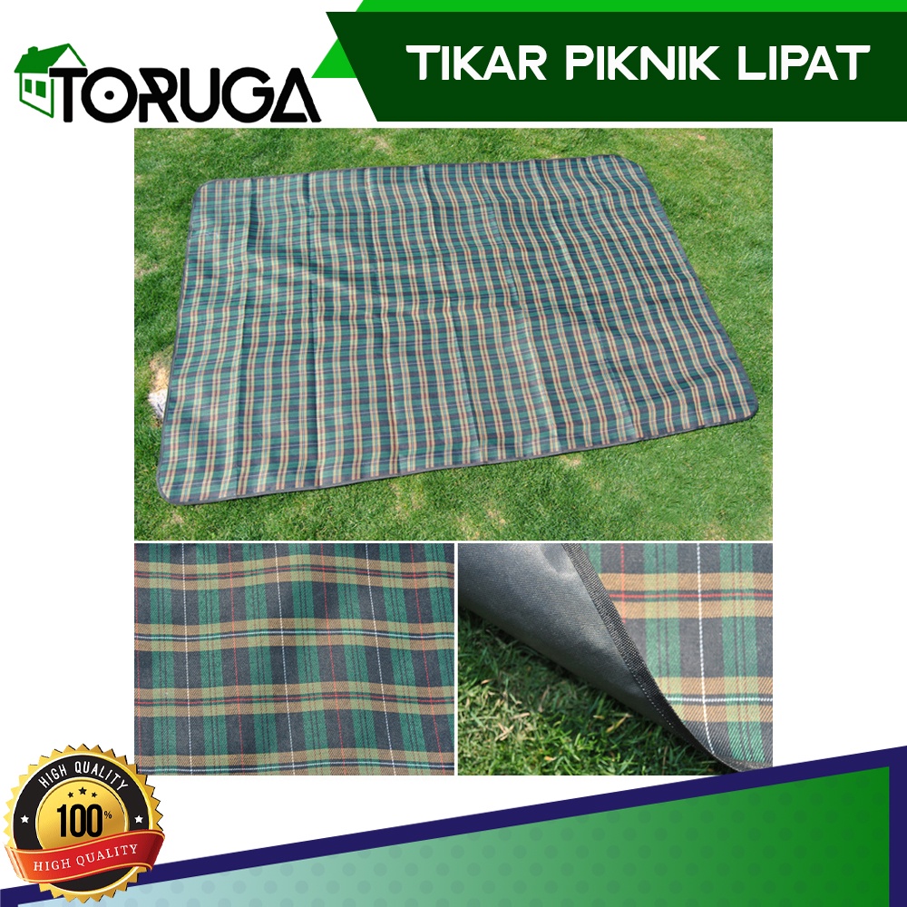 Matras Tikar Tiker Piknik Lipat 150x180 Foldable Traveling Camping