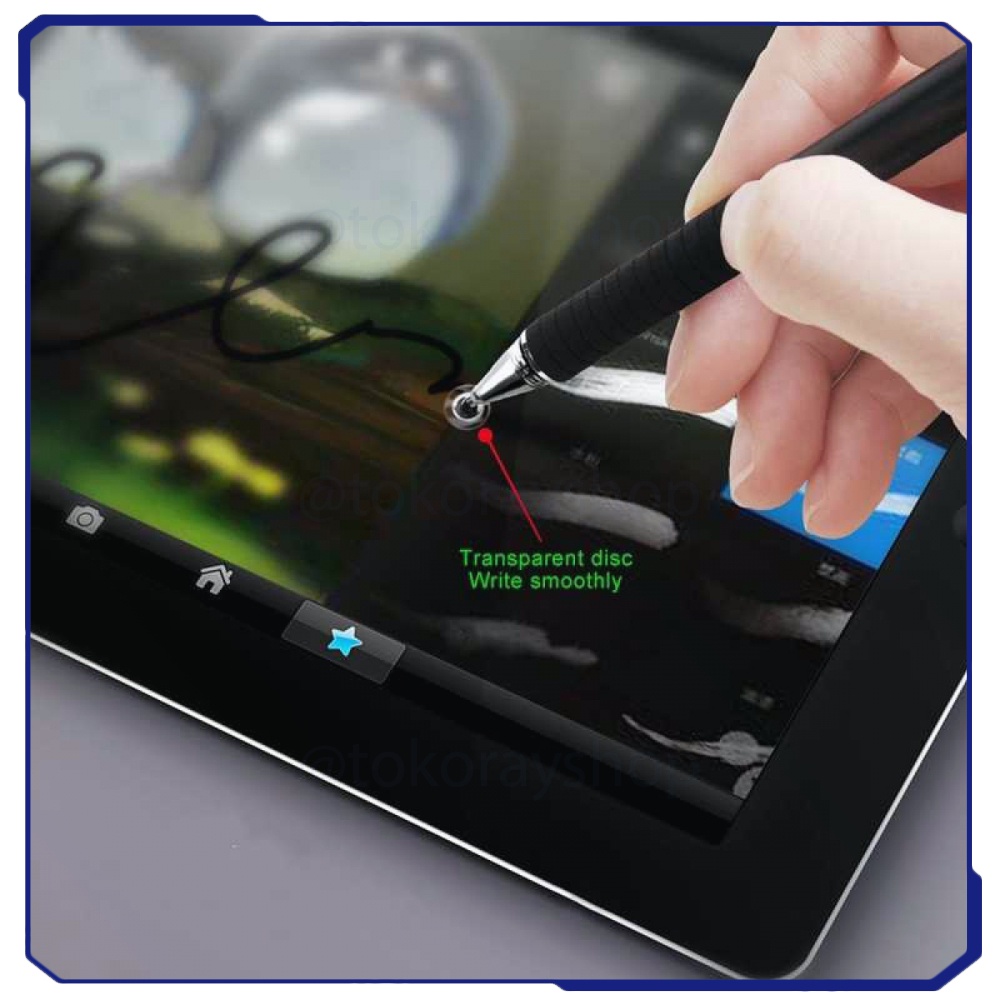 Pena Stylus 2 in1 Fine Point Capacitive Touch Pen - ST-2008