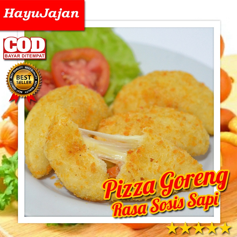 

PIZZA GORENG MOZZARELLA / RASA SOSIS SAPI / CEMILAN ENAK / CEMILAN BARU / TEMAN NYEMIL / RASA KEKINIAN / 1 pack isi 6 pcs //