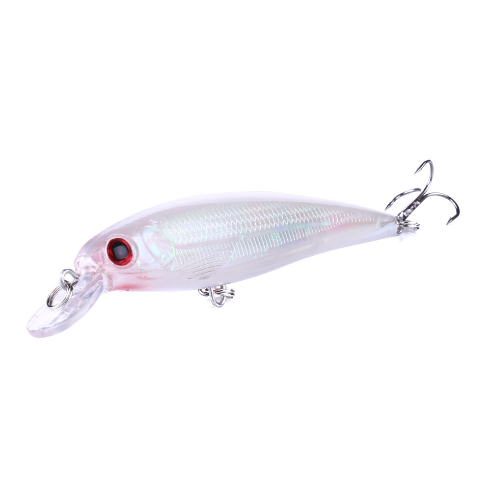 HENGJIA 10pcs Kail Umpan Model Ikan Minnow 10 Warna untuk Outdoor fishing lure swimbait tackle