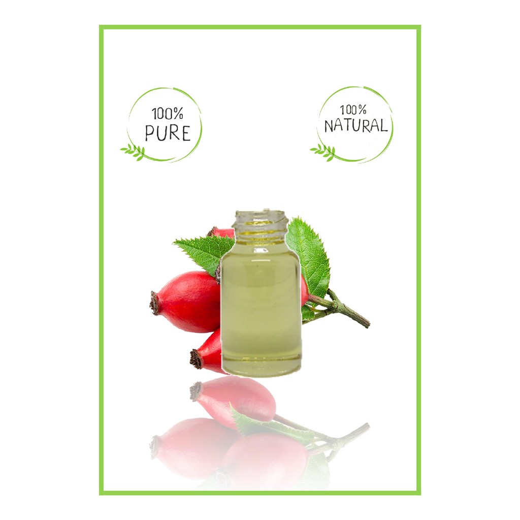 Pure Rosehip Rose Hip Oil / Minyak Biji Bunga Mawar Murni 500ml