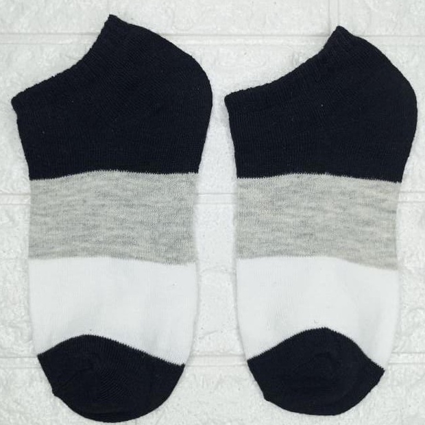 ❤️GTB❤️ Kaos Kaki Pendek Semata Kaki Ankle Cute Short Socks Kaos Kaki Polos-3 WARNA HITAM