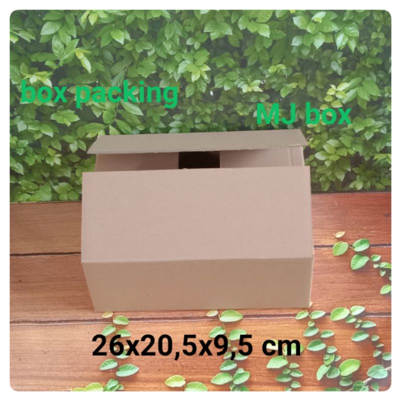 

kardus karton uk 26x20,5x9,5, ST.. singel, wall dus packing serbaguna,