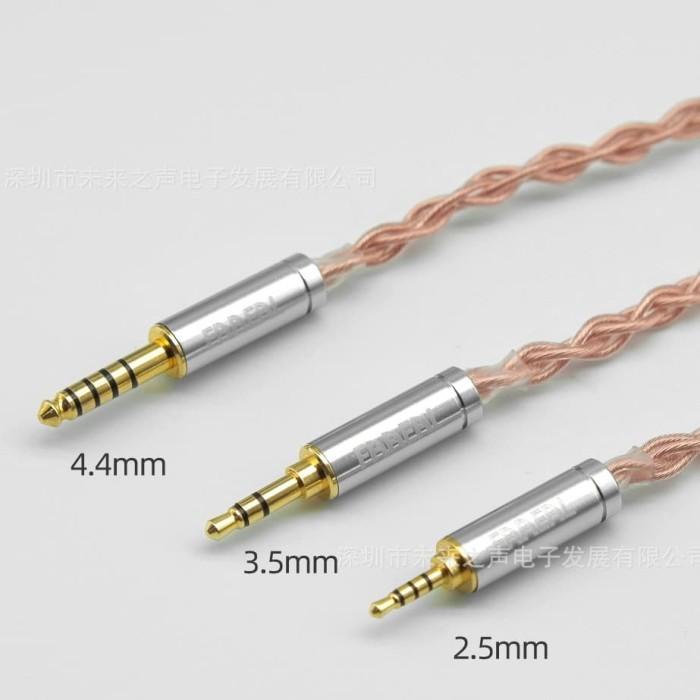 Kabel FAAEAL Hibiscus 2pin MMCX 5N OFC Pure Copper 4 braid