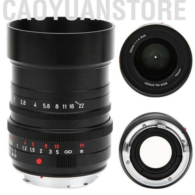 Lensa Potret Bingkai Penuh 7 Artisans Untuk Kamera Leica Sl/Tl/Cl Belanjayuk332