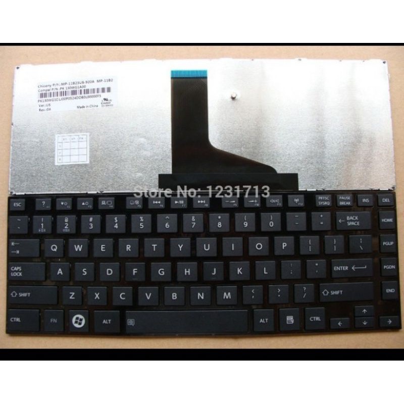 Keyboard Toshiba Satellite C800 C800D C840 M800 M805 L800 L805 L830