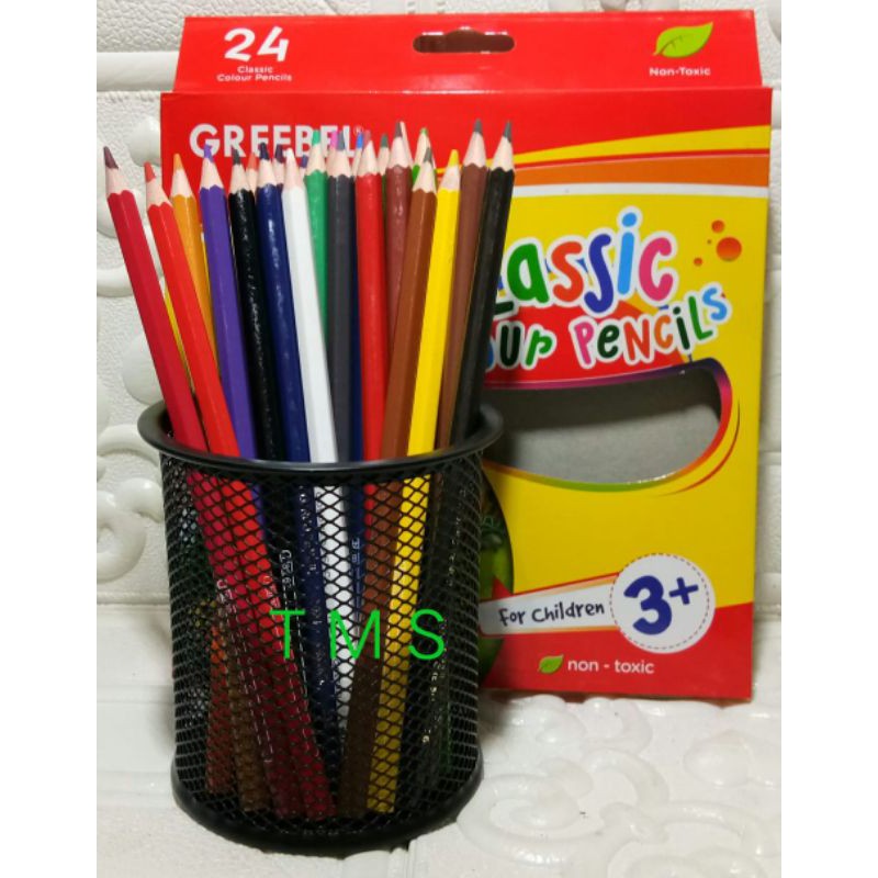 

Pensil Gambar Greebel 24 warna Classic