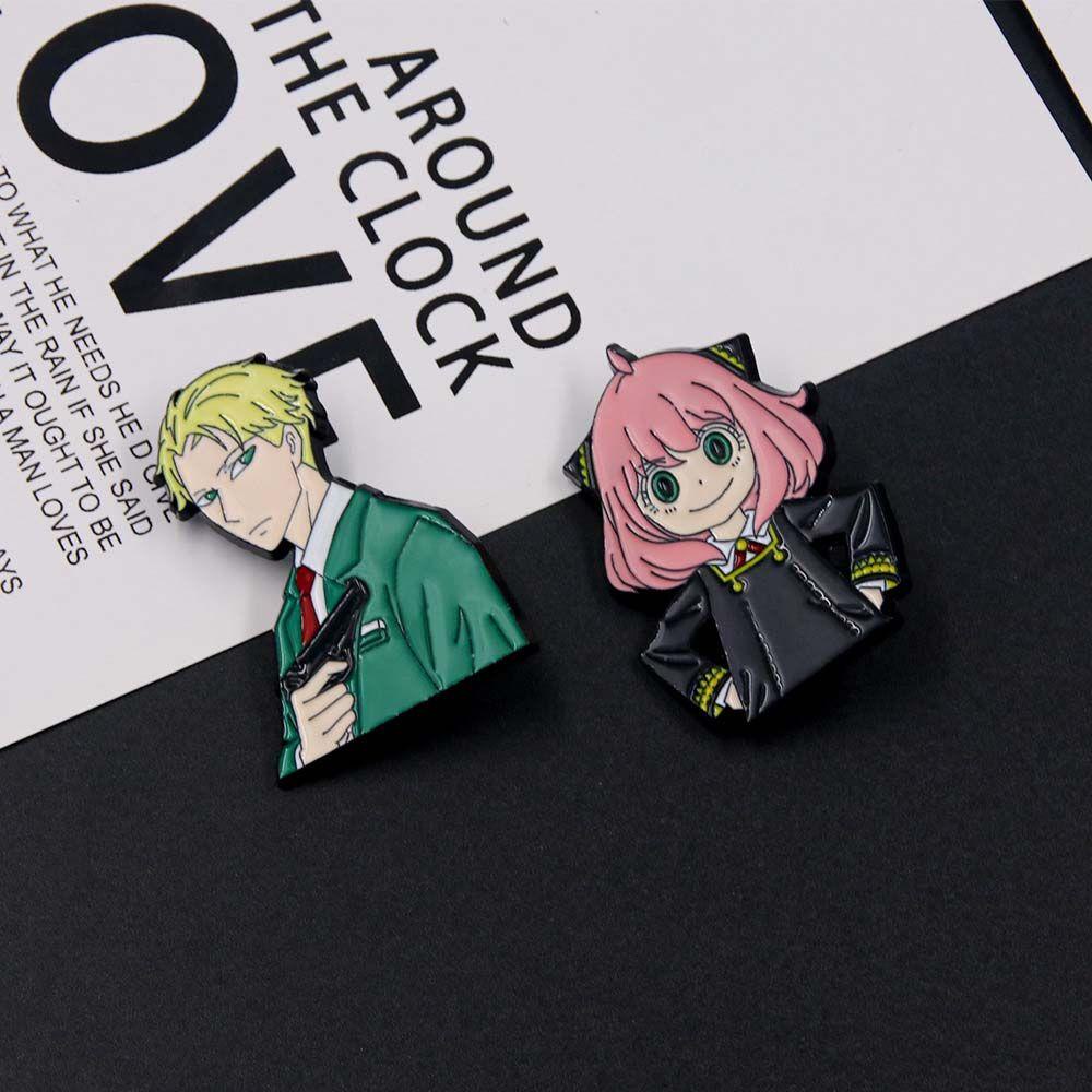 Mxbeauty Gantungan Kunci Anime Wanita Unisex Anime Cosplay Props Perhiasan Aksesoris SPY FAMILY Menjuntai Anting