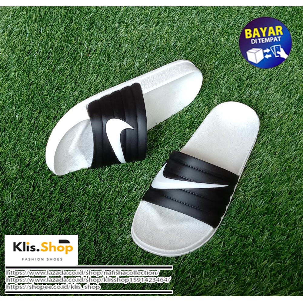 klis_shop sandal pria dan wanita sandal niike terbaru / sandal ternyaman/ sandal nyantai