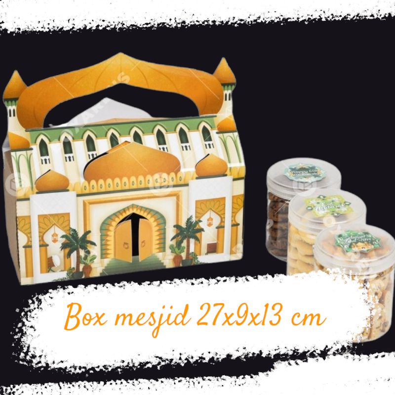 

box toples kue lebaran - dus parcel lebaran - paper bag lebaran - box kue kering - box parcel - gift