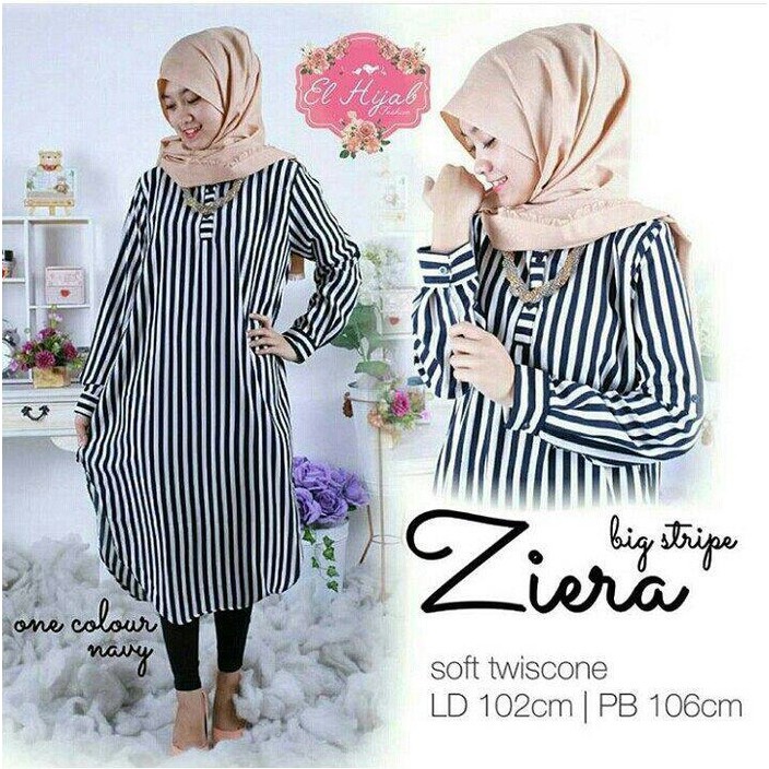 Ziera stripe tunic