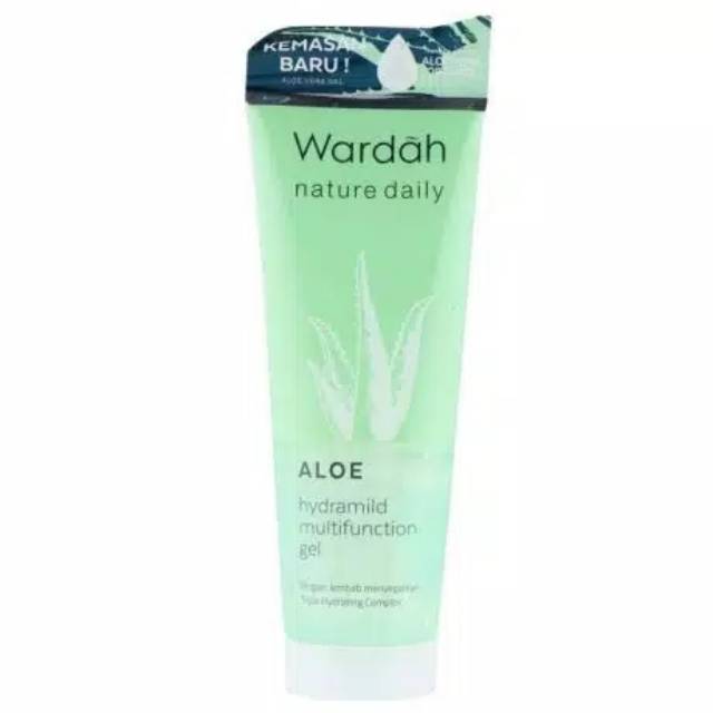 ❤️GROSIR❤️  KEMASAN BARU - Wardah Nature Daily Aloe Hydramild  Multifunction Gel - ALOE VERA GEL