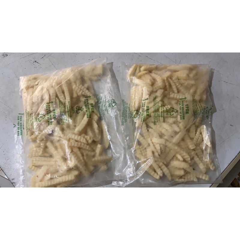 

Kentang crinkle cut 1 kg (repacking)