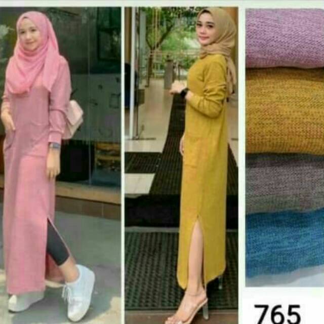 GAMIS RAJUT SAKU